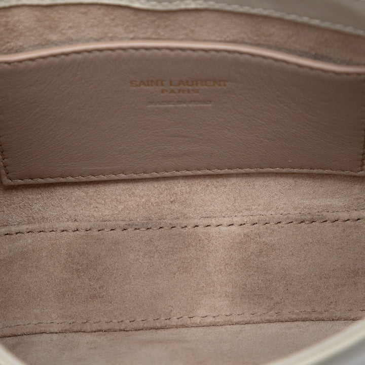 Saint Laurent Mini Smooth Cuir de veau Le 5 a 7