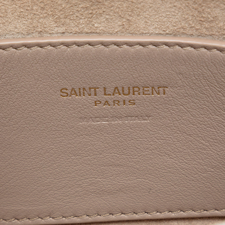 Saint Laurent Mini Smooth Cuir de veau Le 5 a 7