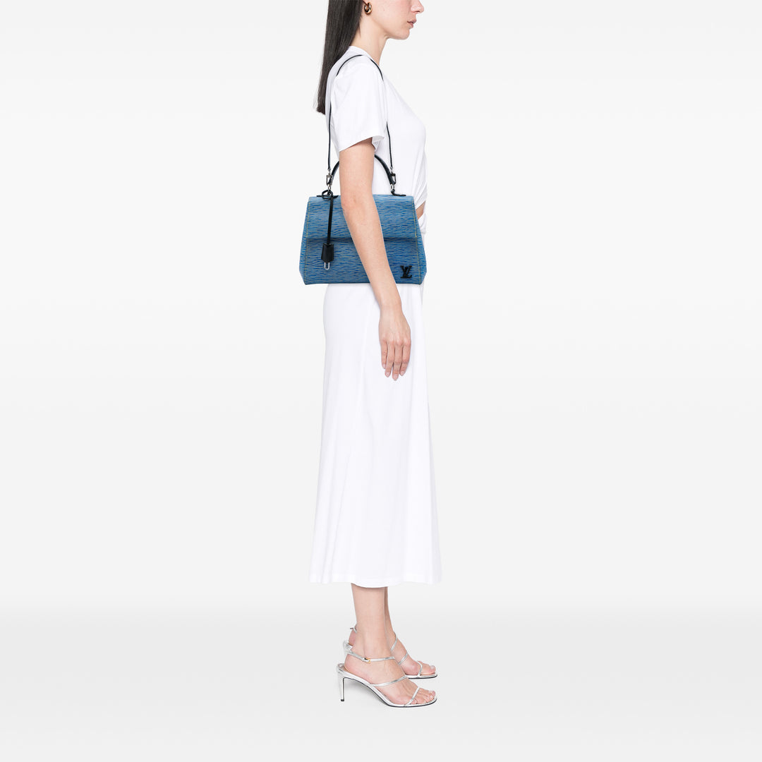 Louis Vuitton Cluny MM Épi Bleu
