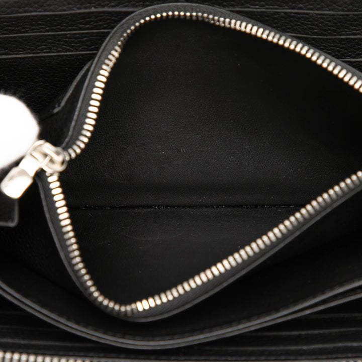 Louis Vuitton Cuir Lockme Zippy Portefeuille