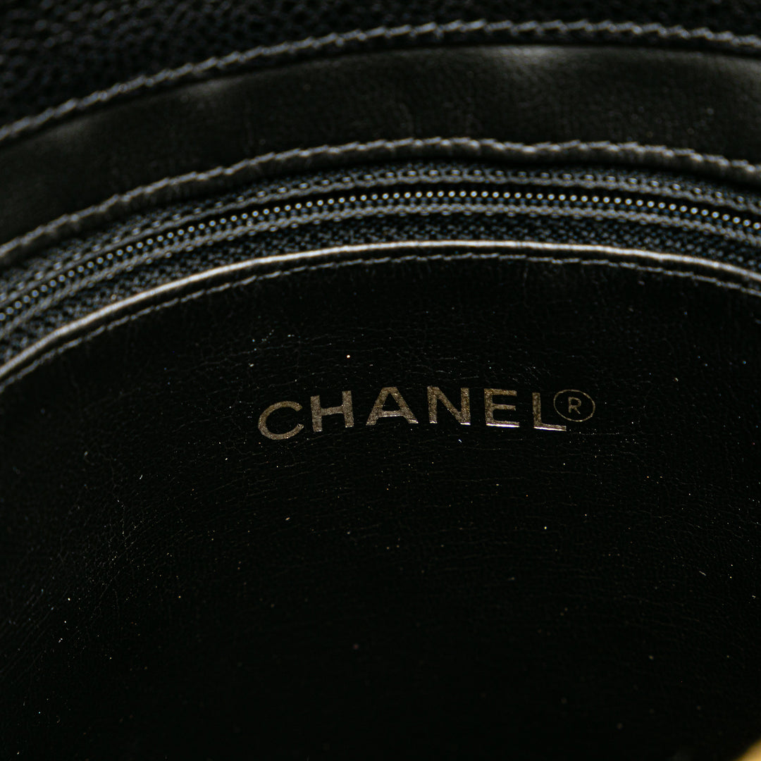 Chanel Caviar Front Pocket Cabas chaîne