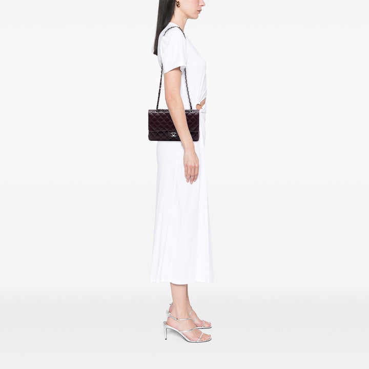 Chanel Medium Classic Cuir d’agneau Double rabat