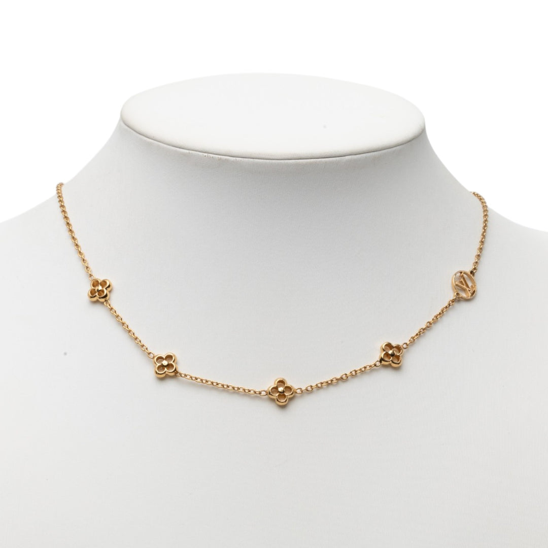 Louis Vuitton plaqué Flower Full Collier