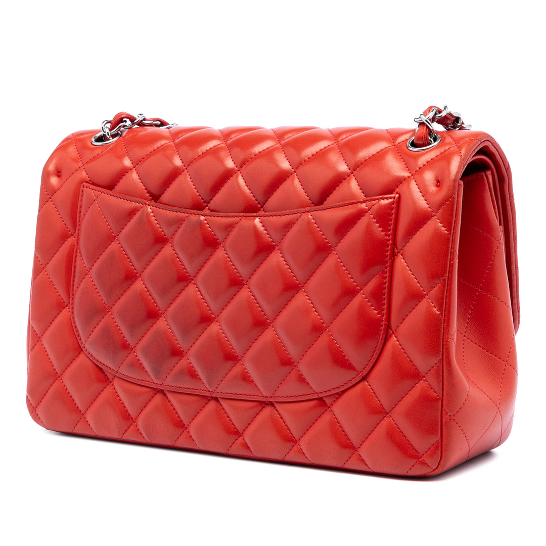 Chanel Jumbo Classic Cuir d’agneau Double rabat