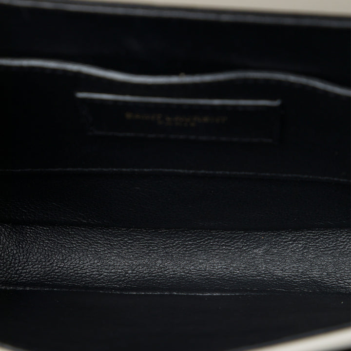 Saint Laurent Solferino Sac boîte Petit Cuir de veau Blanc – vue 4 – GABY PARIS