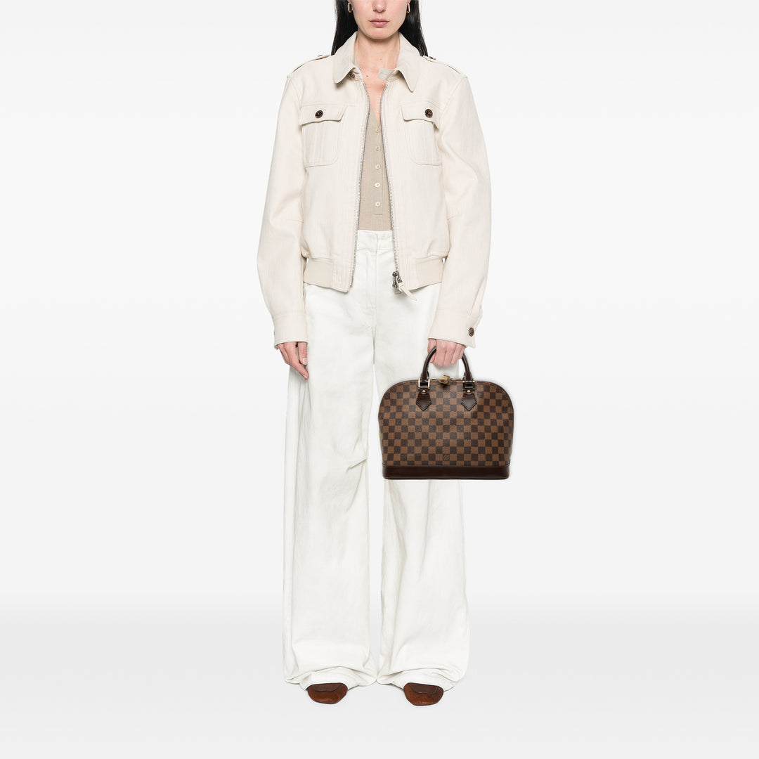Alma PM Damier Ébène Marron
