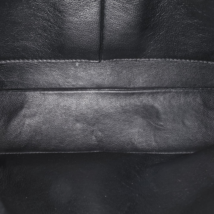 Medium Classic Caviar Double Flap Black - Gaby Paris