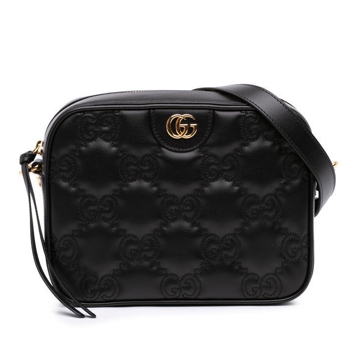 Gucci Small GG Matelasse Cuir de veau Sac porté croisé