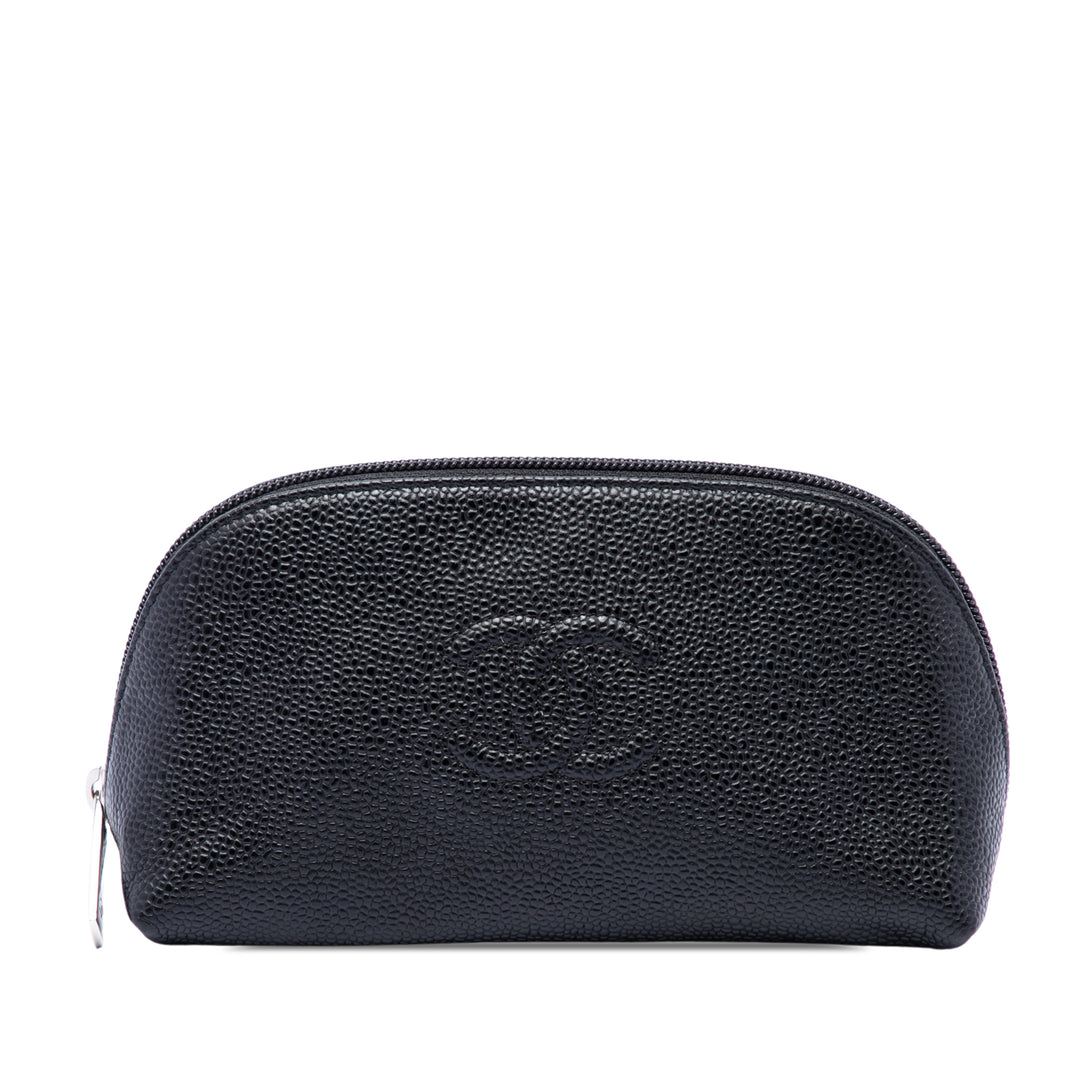 Chanel CC Caviar Cosmetic Cosmetic Pochette