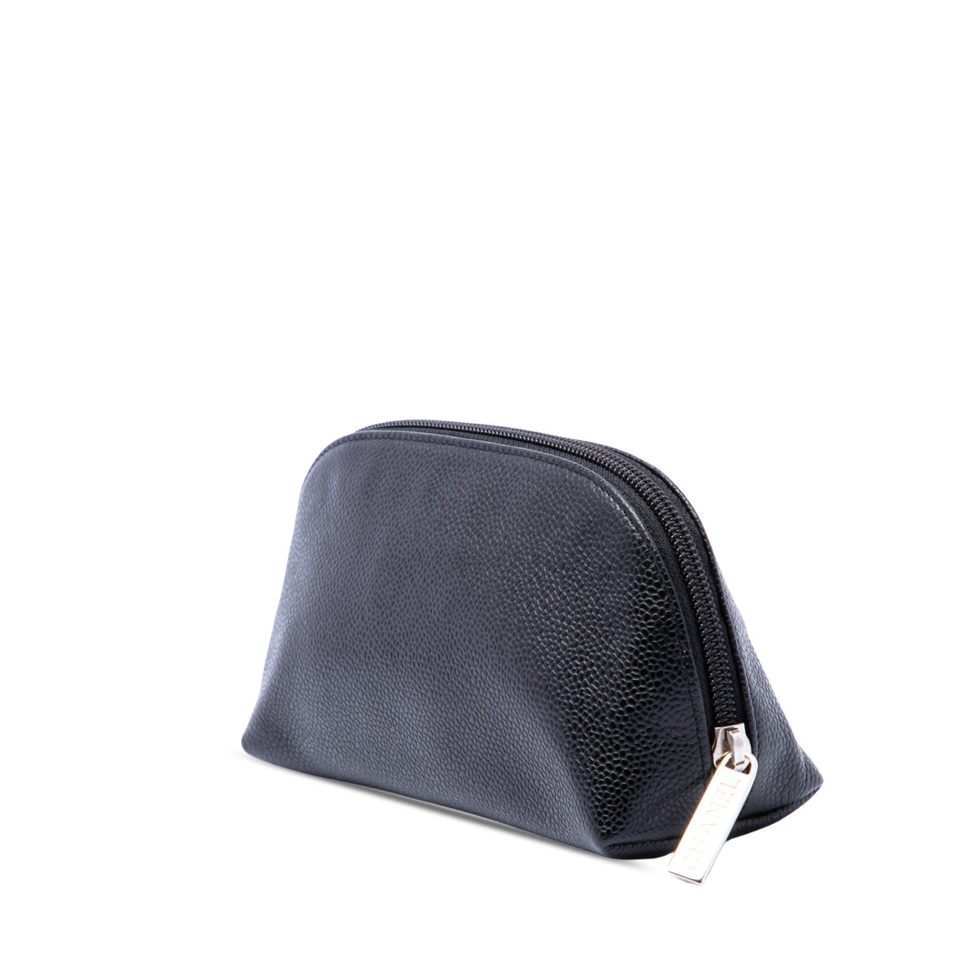 Chanel CC Caviar Cosmetic Cosmetic Pochette
