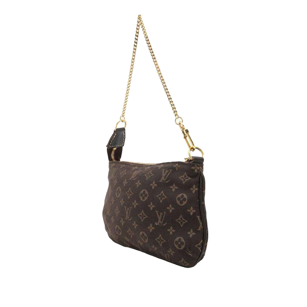 Monogram Mini Lin Mini Pochette Accessoires Brown - Gaby Paris