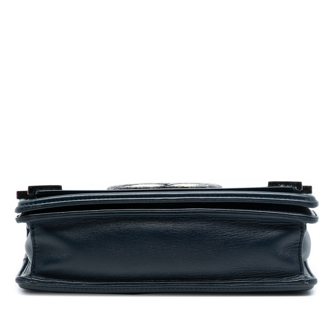 Chanel Cuir d’agneau et Acrylic Boy Brick Horizontal à rabat