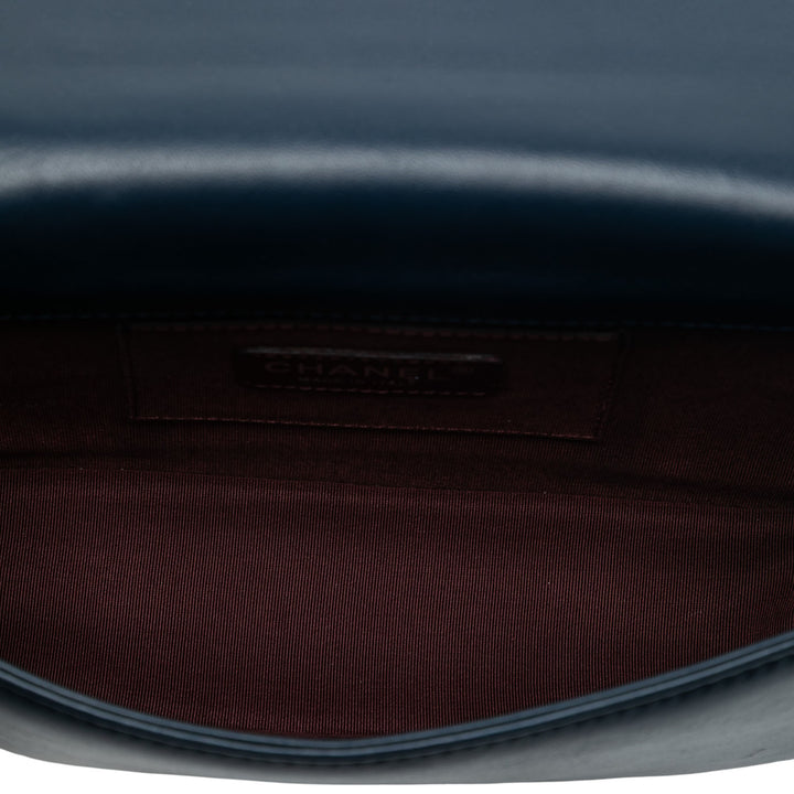 Chanel Cuir d’agneau et Acrylic Boy Brick Horizontal à rabat