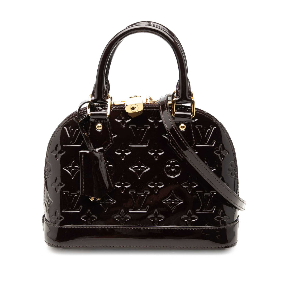 Alma BB Cuir verni Monogram Violet