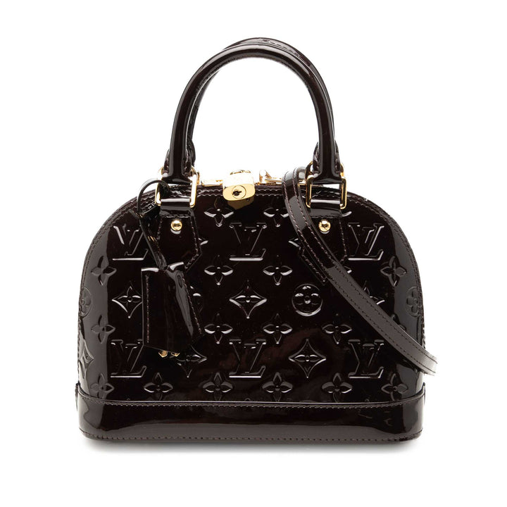 Alma BB Cuir verni Monogram Violet