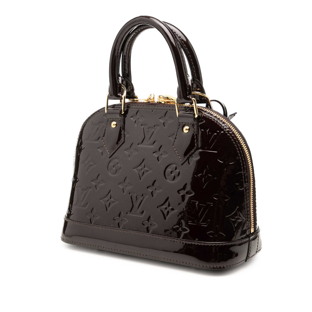 Alma BB Cuir verni Monogram Violet