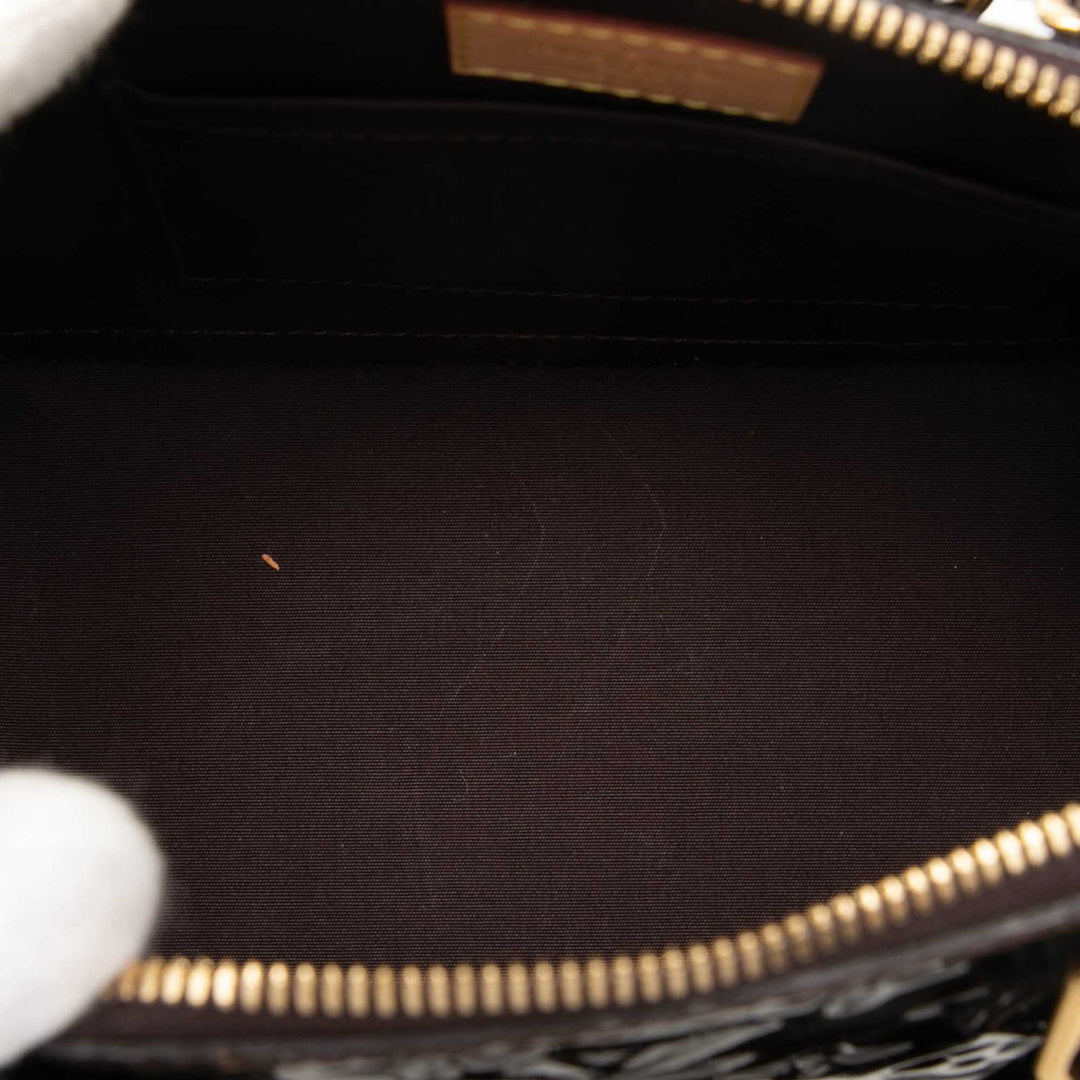Alma BB Cuir verni Monogram Violet