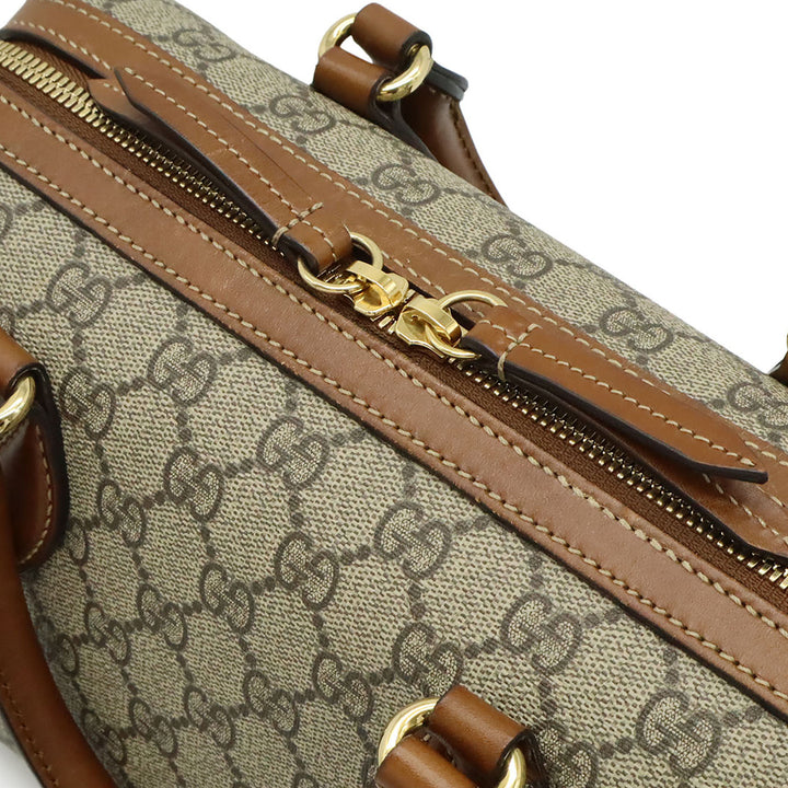 Gucci Small GG Supreme Boston Sac