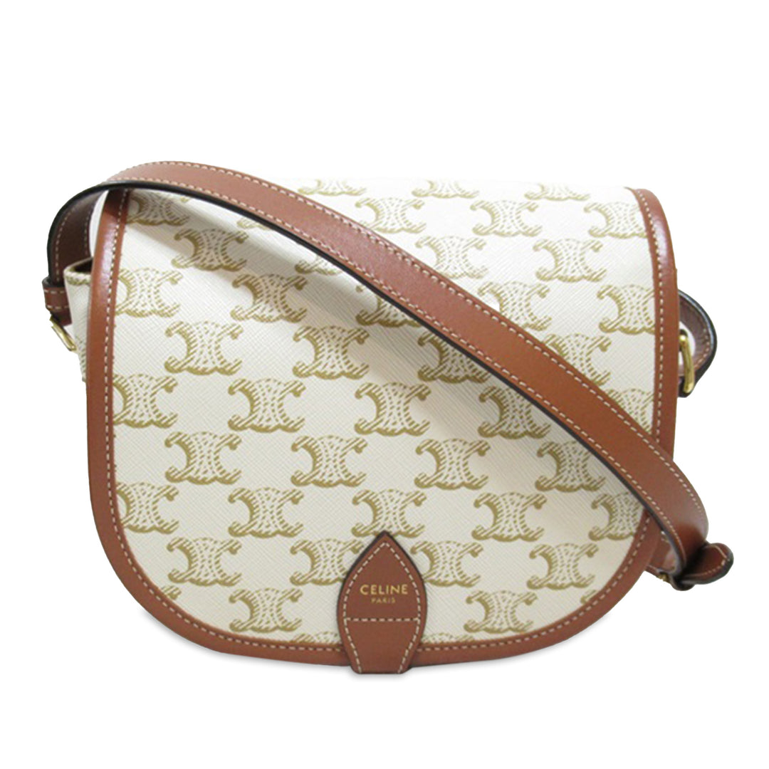 Monogram Triomphe Crossbody White - Gaby Paris