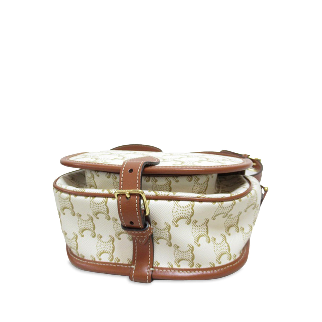 Monogram Triomphe Crossbody White - Gaby Paris