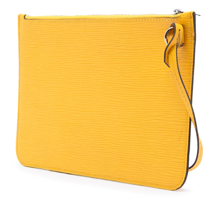 Neverfull Pochette Épi Jaune
