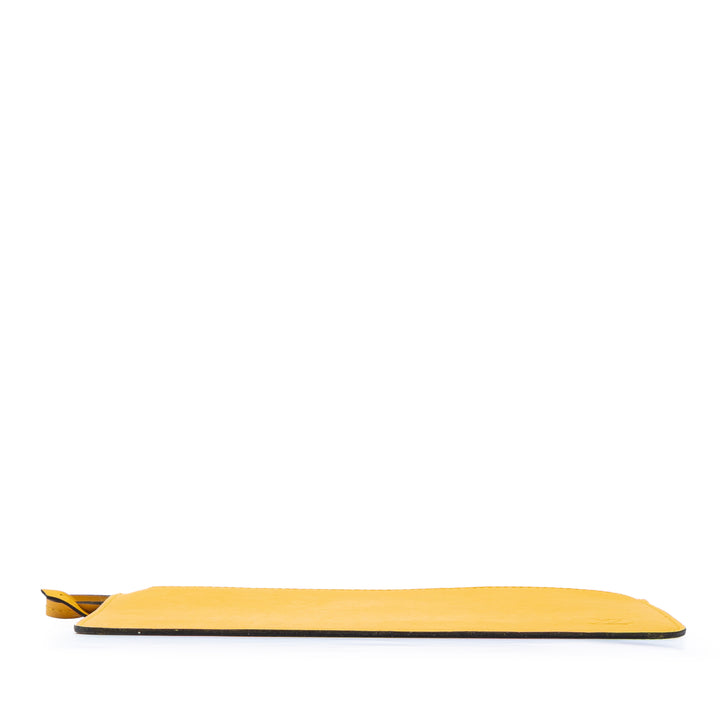Neverfull Pochette Épi Jaune