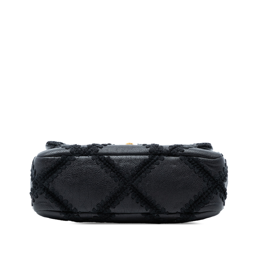 Chanel Medium Crochet Cuir de veau 19 à rabat
