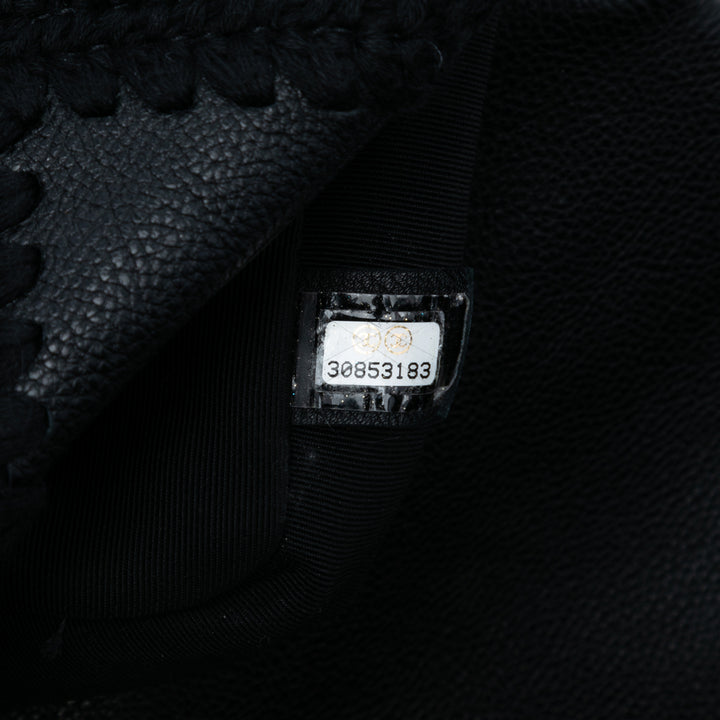 Chanel Medium Crochet Cuir de veau 19 à rabat