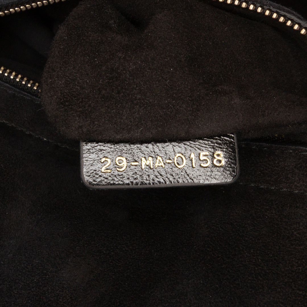 Small Crinkled Patent Cannage My ABCDior Lady Dior Black - Gaby Paris