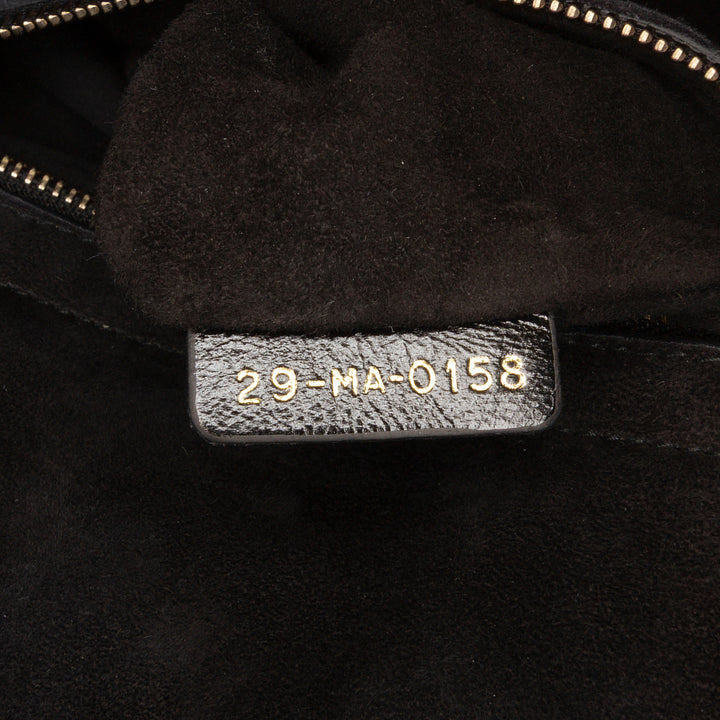 Small Crinkled Patent Cannage My ABCDior Lady Dior Black - Gaby Paris