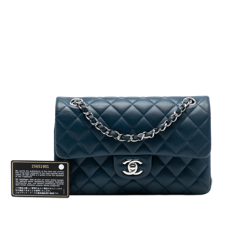 Chanel Small Classic Cuir d’agneau Double rabat