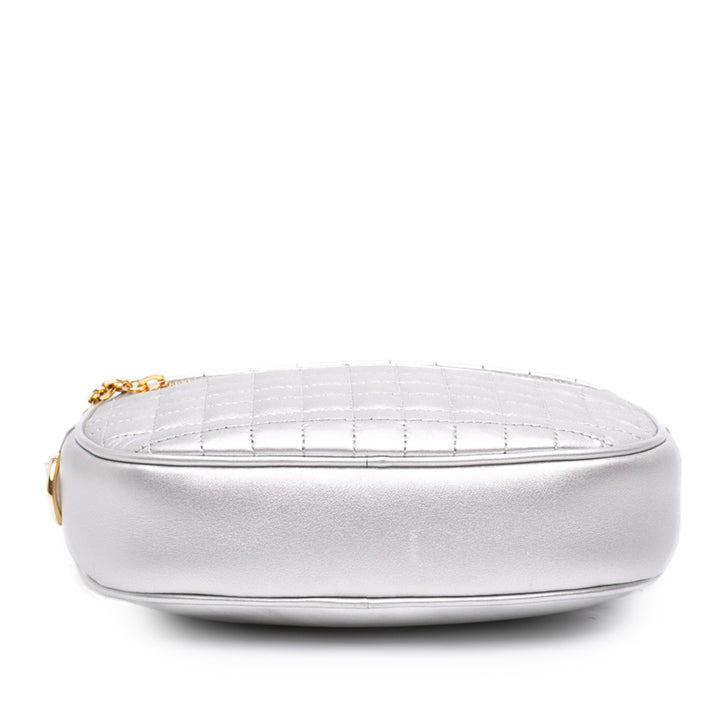Celine Matelassé C Charm Sac caméra Petit Cuir de veau