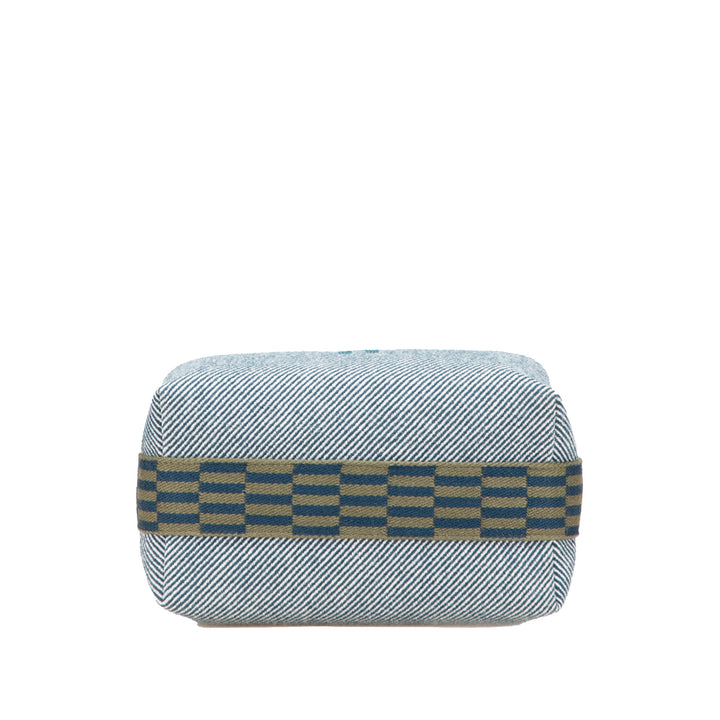 Small Wool Bride A Brac H Natte Case Blue - Gaby Paris