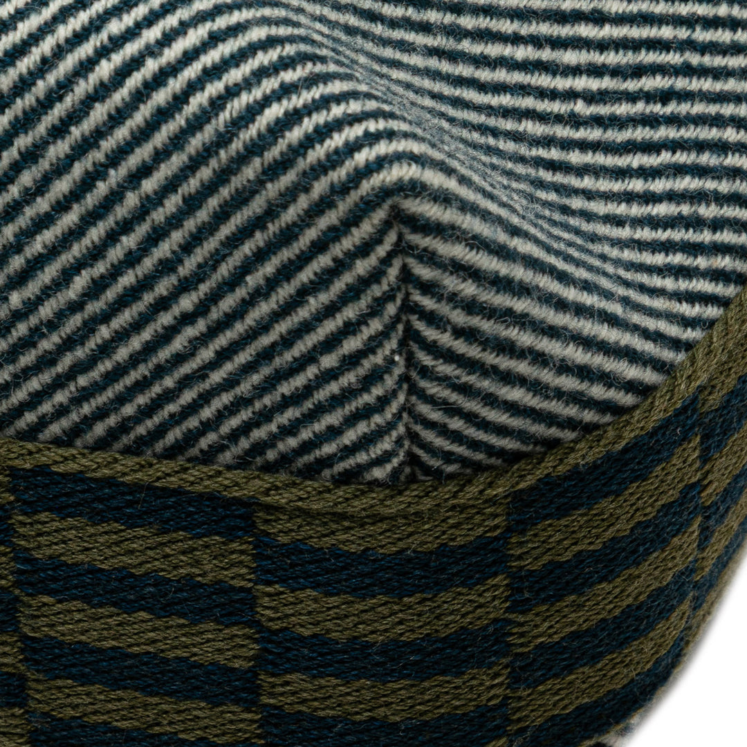 Small Wool Bride A Brac H Natte Case Blue - Gaby Paris