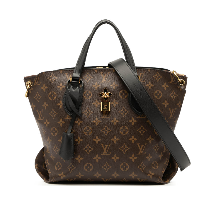 Louis Vuitton Monogram Flower Zipped Cabas MM