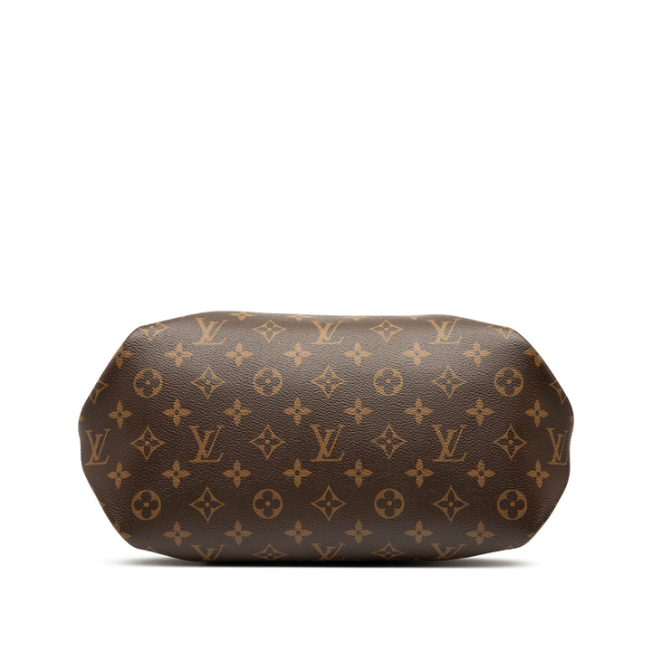 Louis Vuitton Monogram Flower Zipped Cabas MM