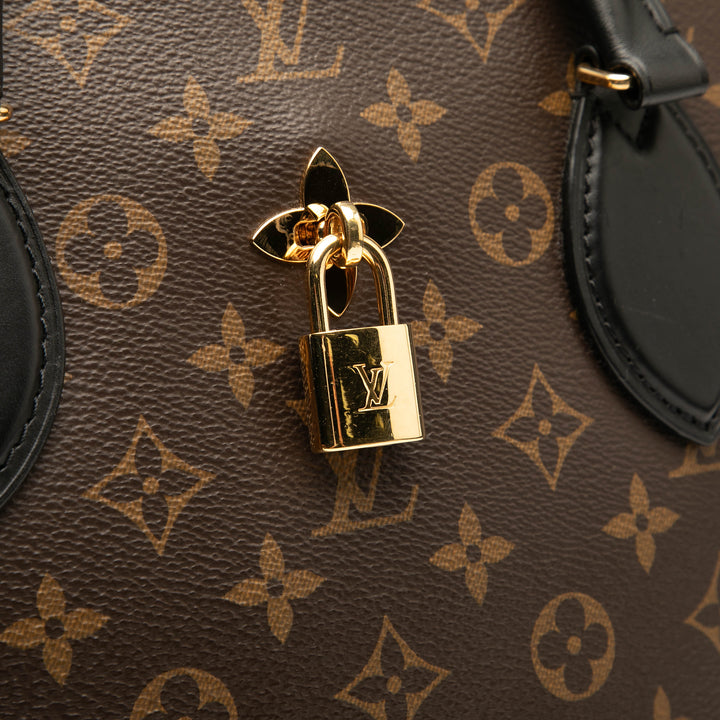 Louis Vuitton Monogram Flower Zipped Cabas MM