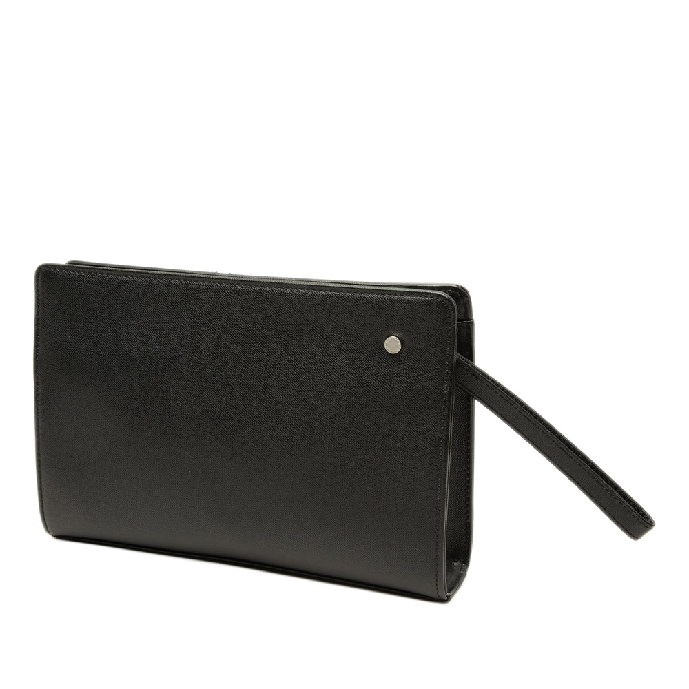 Burberry Check embossé à finitions Pochette Noir – vue 2 – GABY PARIS