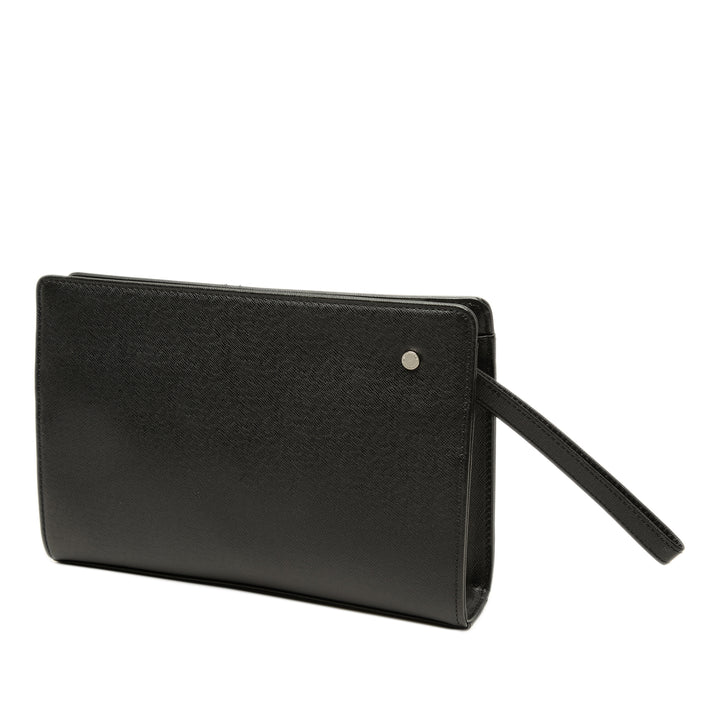 Burberry Check embossé à finitions Pochette Noir – vue 2 – GABY PARIS