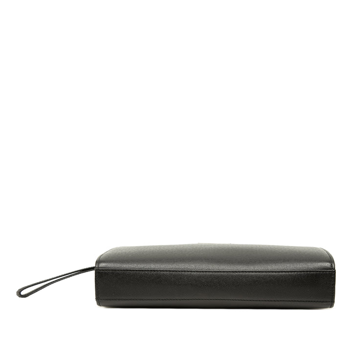 Burberry Check embossé à finitions Pochette Noir – vue 3 – GABY PARIS