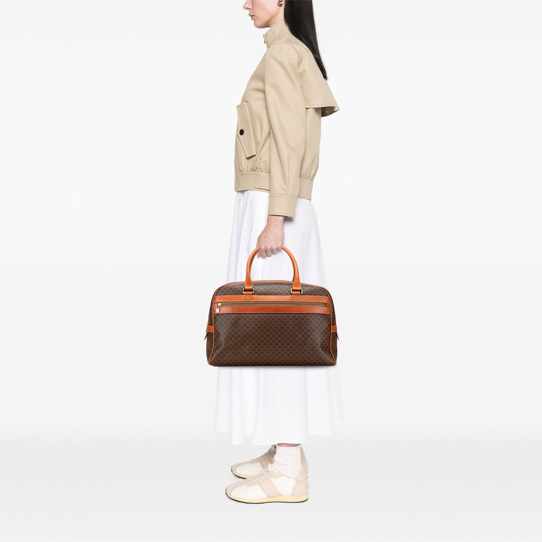 Celine Macadam Coated Toile Duffle Bag Marron – GABY PARIS Authentique