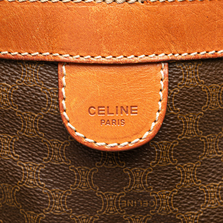 Celine Macadam Coated Toile Duffle Bag Marron – GABY PARIS Authentique