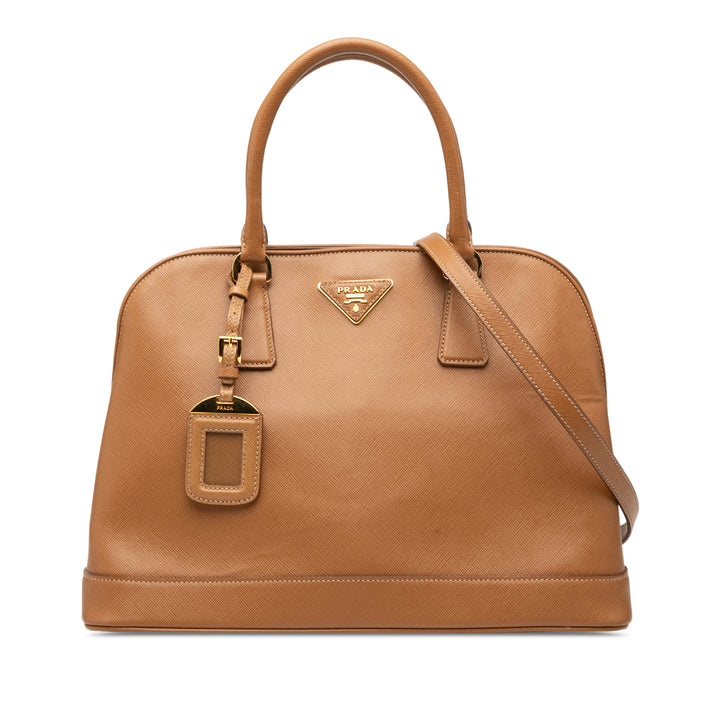 Prada Medium Saffiano Lux Open Promenade Sac cartable