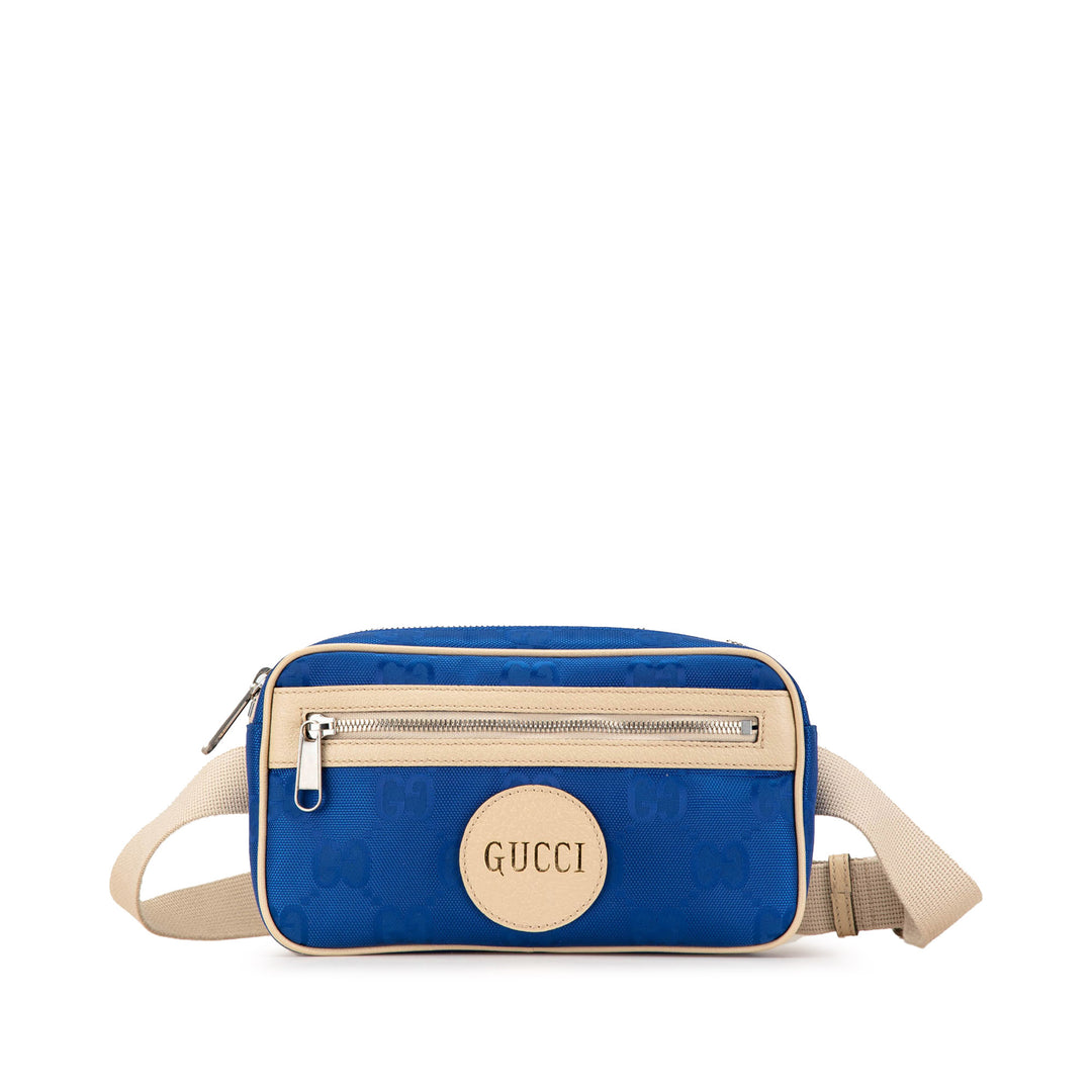 GG Nylon Off The Grid Belt Bag Blue - Gaby Paris