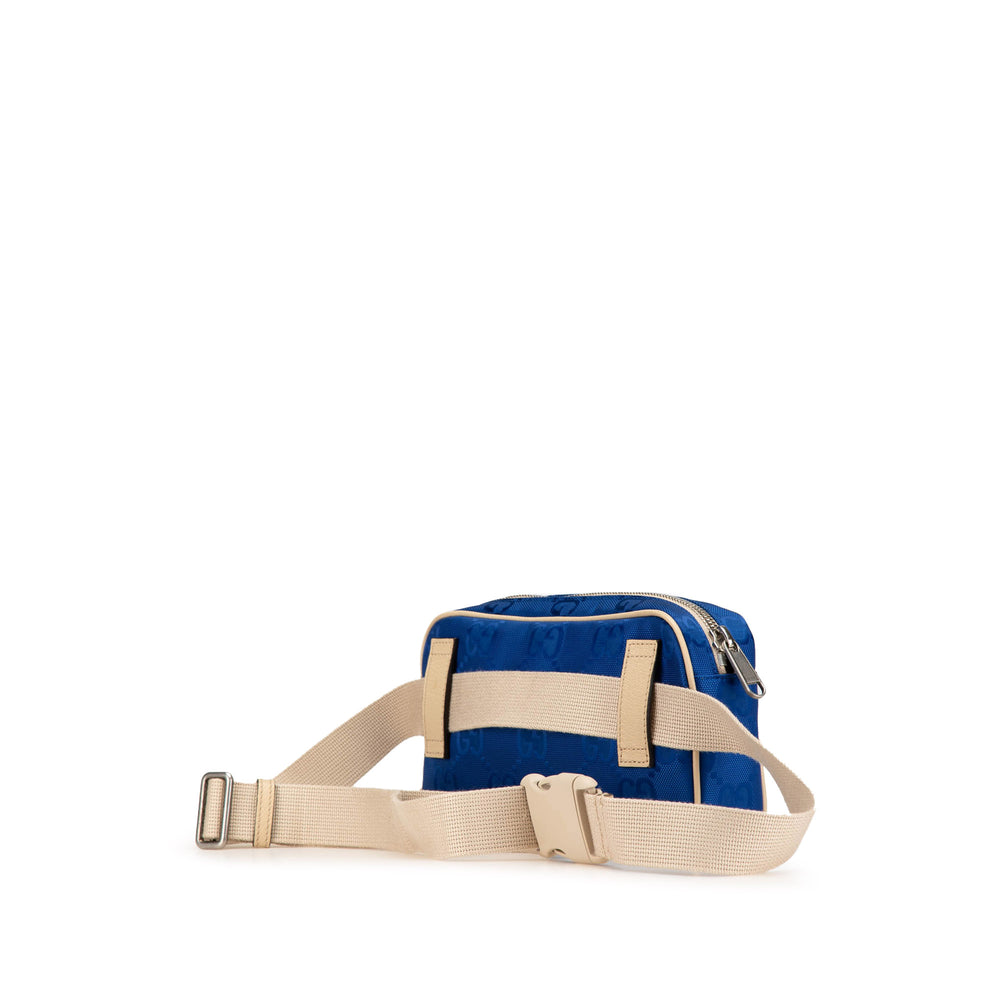 GG Nylon Off The Grid Belt Bag Blue - Gaby Paris