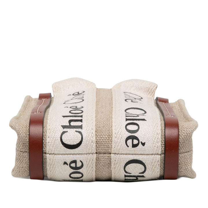 Chloé Sac à main Woody Nano Beige – vue 3 – GABY PARIS