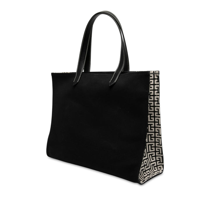 Balmain Cabas B Army 42 Noir – vue 2 – GABY PARIS