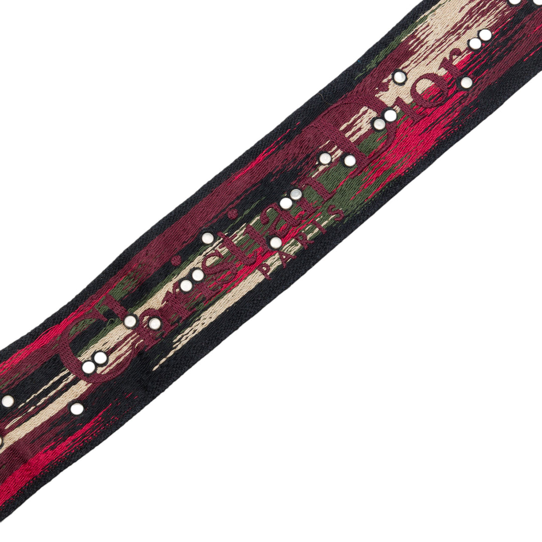 clouté brodé Bandoulière Rouge