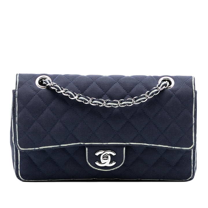 Chanel Medium Classic Printed Grosgrain Double rabat – GABY PARIS Authentique
