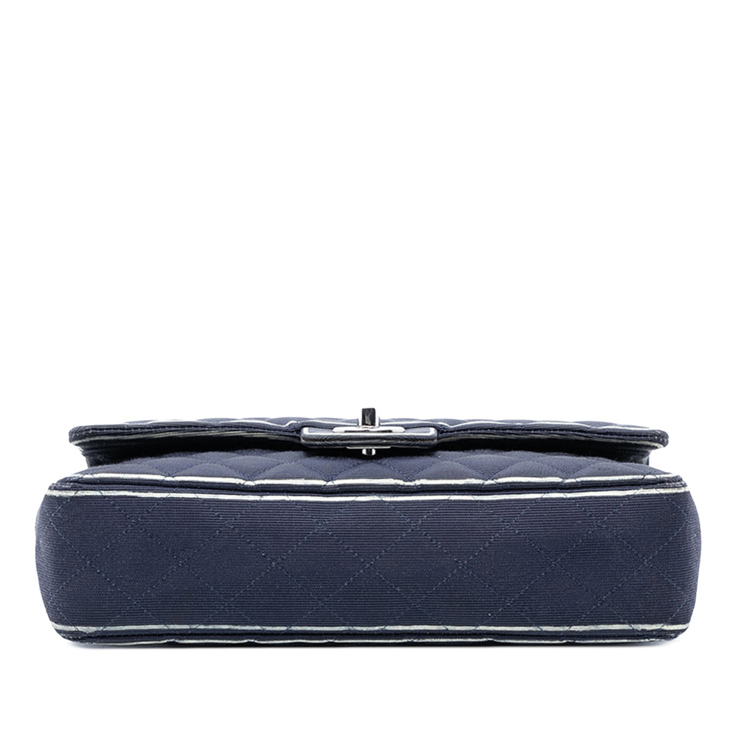 Chanel Medium Classic Printed Grosgrain Double rabat – GABY PARIS Authentique